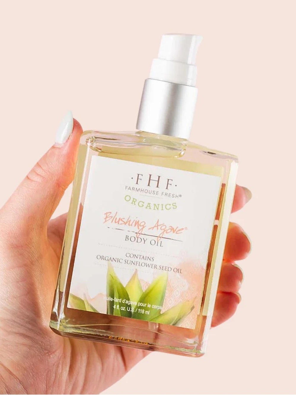 Farmhouse Fresh BLUSHING AGAVE
ORGANIC BODY OIL
red berries & cream nourishment